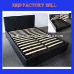 High quality Gas Lift up Storage PU bed/cheap faux leather bed for bedroom/PU bed manufacturer XRD-P1019