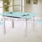 high quality glass dining table FX-XSDF-3