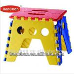 high quality kids plastic folding stool/folding chair HC0909