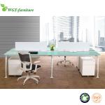 High Quality Modern Glass Top Office Table Design WGT-ST201