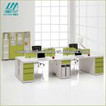 high quality modern steel office workstation for 4 seats TA014