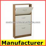 high quality modern style melamine shoe cabinet SSSSC3D