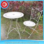 High quality outdoor metal garden furniture set B5824-5823