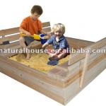 High quality Outdoor wooden sandpit WS-001