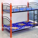 high quality panel wooden bunk bed can split into two single beds C136 C136