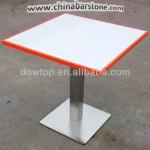 High quality quartz and corian modern restaurant table DTT056