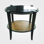 High quality round side table with marble top /Wooden coffee table ST-053 ST-053