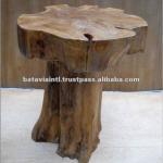 High Quality Rustic Mushroom Wooden Stool BTV-STL-01W