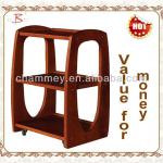 high quality salon furniture brown color trolley B-688(brown)