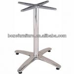 High quality!! Shining Aluminum table support/outdoor table base with flexible table top/Aluminum flexible table leg BZ-TE034