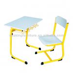 High quality single student desk with chair HT-56,student desk HT-56