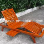 High quality wooden chaise lounge/outdoor chaise lounge for sale B-074a