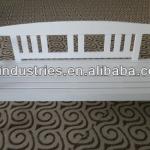 high quality wooden white bench JMGB1002