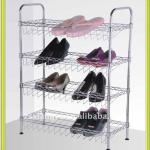 HKJ-C050F 4-Tier Metal Chrome Shoe Rack HKJ-C050F