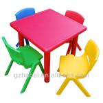 HL-6401 Lovely Stable Plastic Kindergarten Table And Chair Set HL-6401