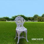 HNC1035 Low Back Outdoor Chair with rose flower pattern at the chair backrest HNC1035