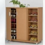 Home furniture practical wooden design shoe rack K-V0432