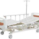 hospital furniture Two function manual bed with ABS headboards HH/BC-F-3-G-020