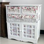 HOT Europe solid wood furniture with wicker baskets wholesale cg-001