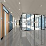 hot offer flat/bent tempered glass wood partition design ht-GD02