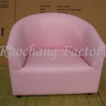 Hot pink leather sofa, pink kids sofa chair SF-12