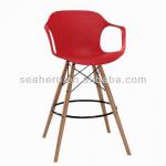 Hot plastic bar chair with armrest BS804 BS804