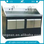 hot sale!AG-WAS008 stainless steel hospital Hand Washing Sink for 2 person AG-WAS008  Washing Sink