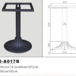 Hot sale coffee dining wrought cast iron table base table leg HS-A017B HS-A017B