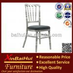 Hot sale durable wedding aluminum tiffany chair BH-L8814