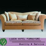 Hot Sale FoShan Supplier Wooden Fabric Hotel Sofa Set(LQ-SF40) LQ-SF40