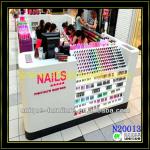 Hot sale nail furniture for nail designs/beautiful nail kiosk for nail art design N20013