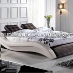 hot sale Newest Design Modern leather Bed 8051