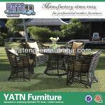 Hot sale rattan round outdoor furniture garden set YT615 (4+1)