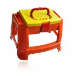 Hot Sale Storage Tool Outdoor Folding Plastic Stool HXC-PSC23