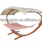 hot sale wooden hammock stand with canopy SLF-C1003