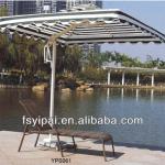 hot sell aluminum rattan folding patio beach chair YPS061