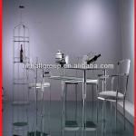 hot sell modern tempered glass dining table RCRG-T001