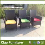 Hot sell outdoor chair stackable restaurant wicker chair 2107