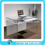 hot selling acrylic office table transparent plexiglass perspex laptop desk table YY-791