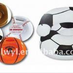 Hot selling Inflatable football chair seat, pvc air sofa soccer style LWMD-191