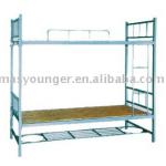 Hot selling popular products 2014 stainless steel/metal dormitory/bedroom plate bunk bed furniture M10-B102