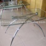 Hotel Dining Table with Tempered Glass Top HDTB932/HDTB933