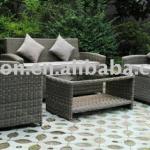 Hotel/Garden/Outdoor wicker/rattan sofa sets will pillows WIX-JS031