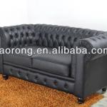 Hotel high quality leather 2seater chesterfield sofa,classic sofa ,button sofa SO-668 SO-668