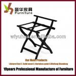 Hotel Room Black Color Wood Folding Luggage Rack YH-LR054