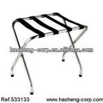 Hotel room chrome metal baggage rack 533133