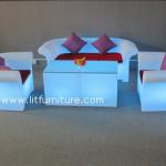 Hotel Sofa Lounge Seater Color LED Furniture GR-PL73