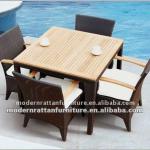 Hotsale Outdoor Plastic Wood Table And Chairs FCO-2073 FCO-2073