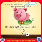 Householder article warm light well-know home/hospital/school domitory night light .Fire-wolf amazing night light for child room HL-QW01