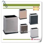 housekeeping room synthetic leather square room dustbin DB-738